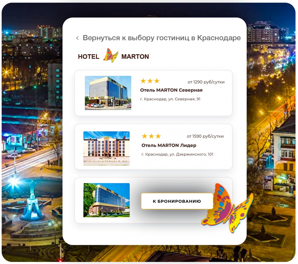Гостиница Краснодар отель Мартон